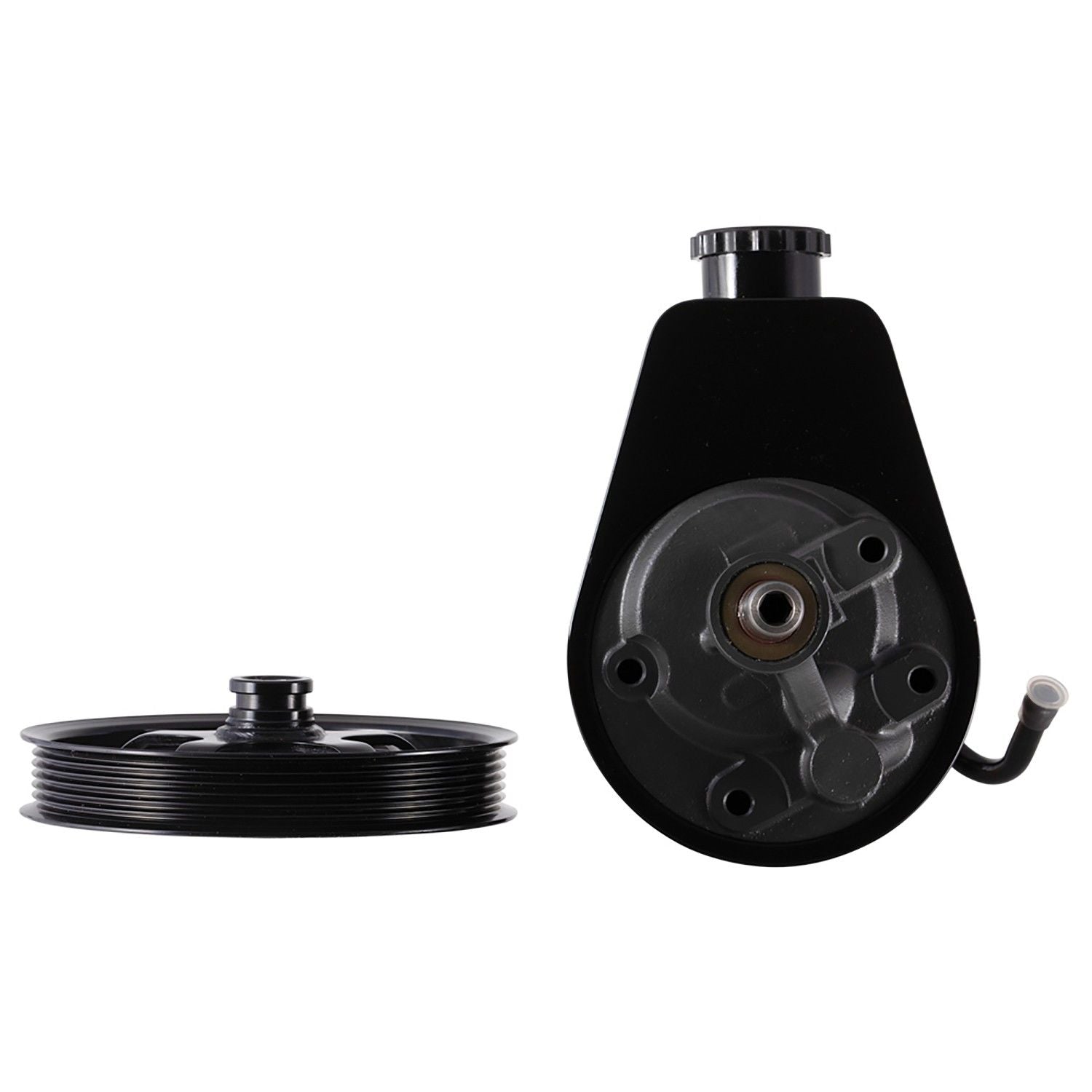 pwr new power steering pump with pulley and reservoir  frsport 60-6742pr