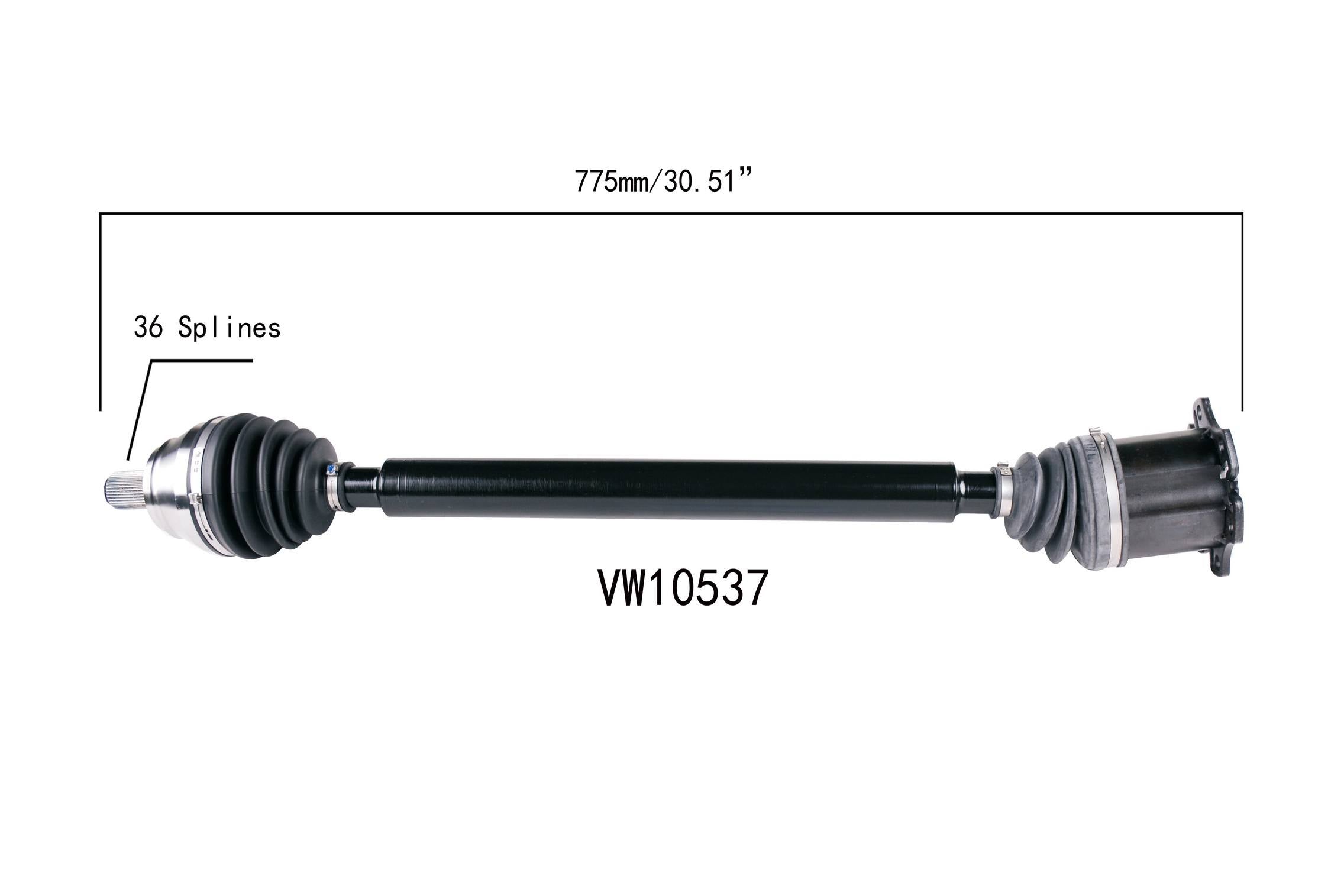 Protech CV **SUPER-DUTY SERIES** TPE BOOT EQUIPPED**  top view frsport VW10537