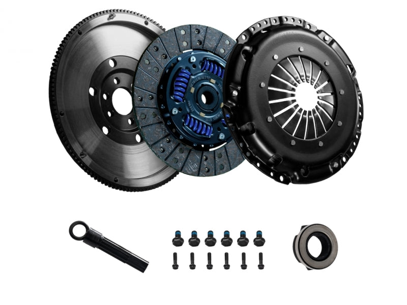 DKM Clutch Volkswagen 1.8T 5-Speed Sprung Organic MB Clutch Kit w/ SM Steel Flywheel MB-034-041