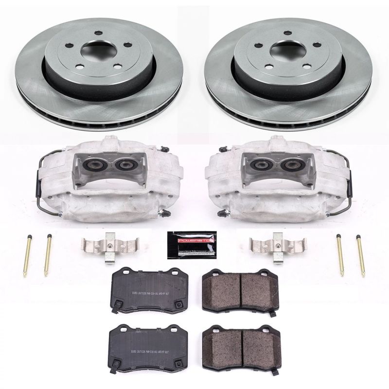 PowerStop PSB Autospecialty Kit w/Cals Brakes, Rotors & Pads Brake Kits - OE main image