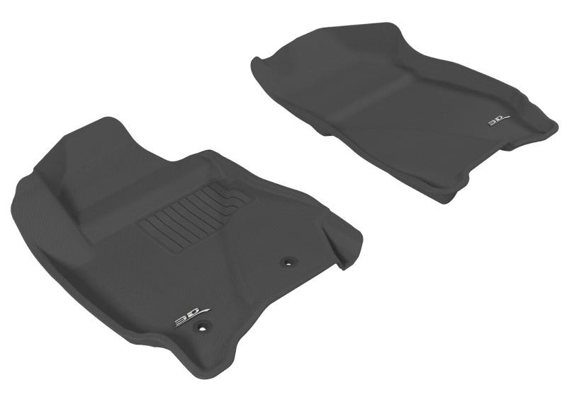 3D MAXpider 2011-2012 Ford/Mazda Escape/Tribute Kagu 1st Row Floormat - Black L1FR03711509 Main Image