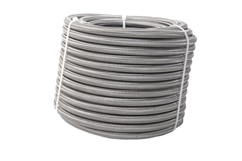 Aeromotive PTFE SS Braided Fuel Hose - AN-08 x 8ft 15305 Main Image