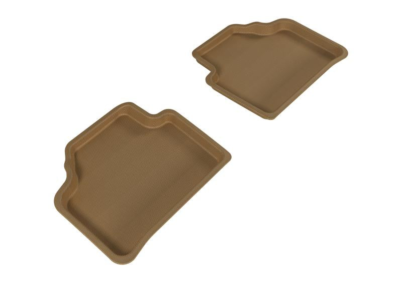 3D MAXpider 2013-2015 BMW X1 E84 Kagu 2nd Row Floormats - Tan L1BM01721502 Main Image