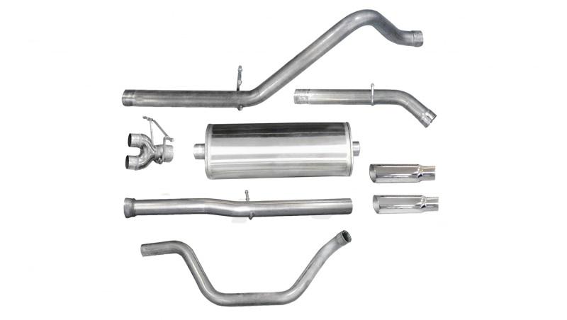 Corsa/dB 11-13 Chevrolet Silverado Crew Cab/Short Bed 1500 6.2L V8 Polished Sport Cat-Back Exhaust 24524 Main Image