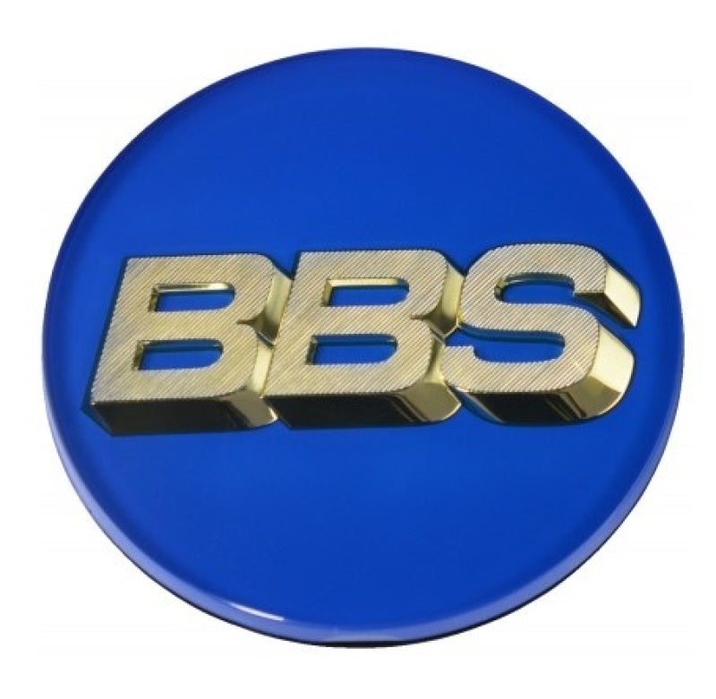 BBS Center Cap 70.6mm Blue/Gold (4-Tab) 56.24.132