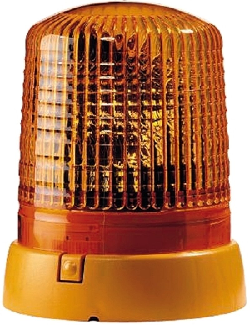 Hella KL 7000 Series 24V Amber Fixed Rotating Beacon 008061111 Main Image