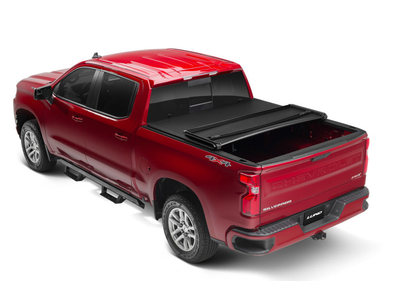 Lund 2019 Chevrolet Silverado 1500 6.5ft Bed Genesis Tri-Fold Tonneau - Black 950293