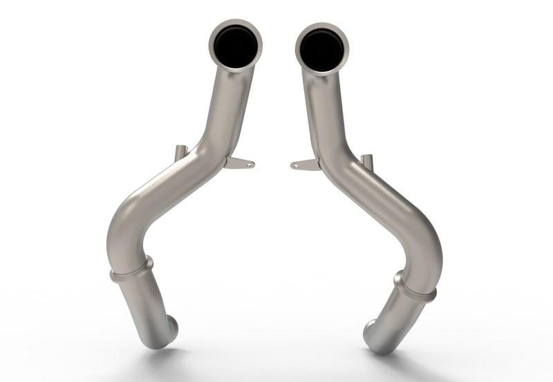 Kooks 2015+ Mercedes-Benz C63S SS 3in Turbo Downpipes (Connects To OEM AMG CB) KE-00008 Main Image