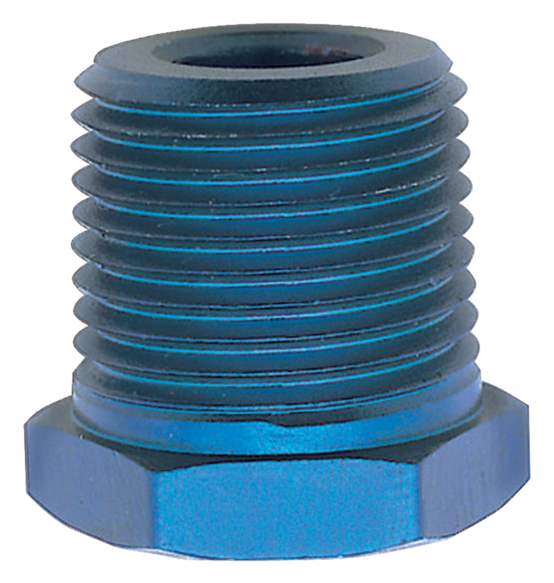 Russell 1/4" Male to 1/8" Female Pipe Bushing Reducer (Blue Finish)