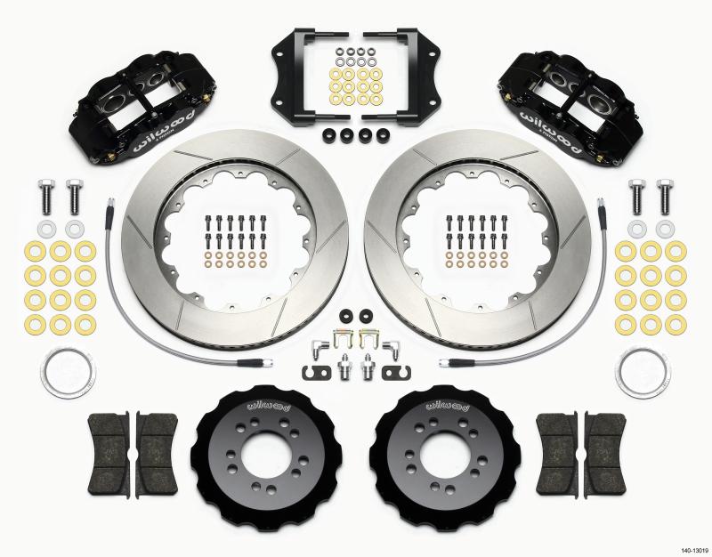 Wilwood Narrow Superlite 6R Front Hat Kit 14.00in 2013-Up Ford Focus ST w/ Lines 140-13019 Main Image