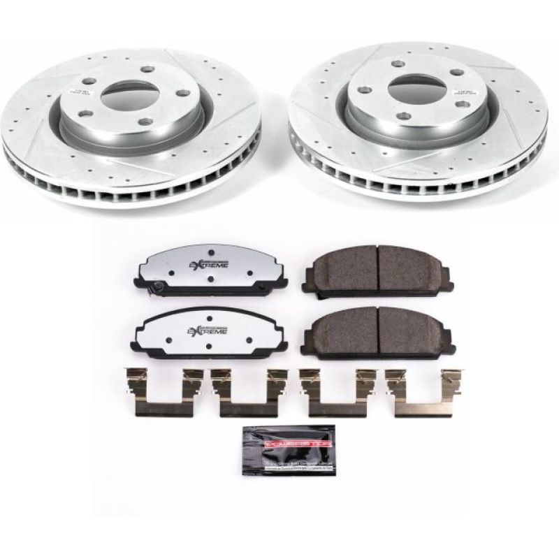 PowerStop PSB Z26 Street Warrior Kit Brakes, Rotors & Pads Brake Kits - Performance D&S main image