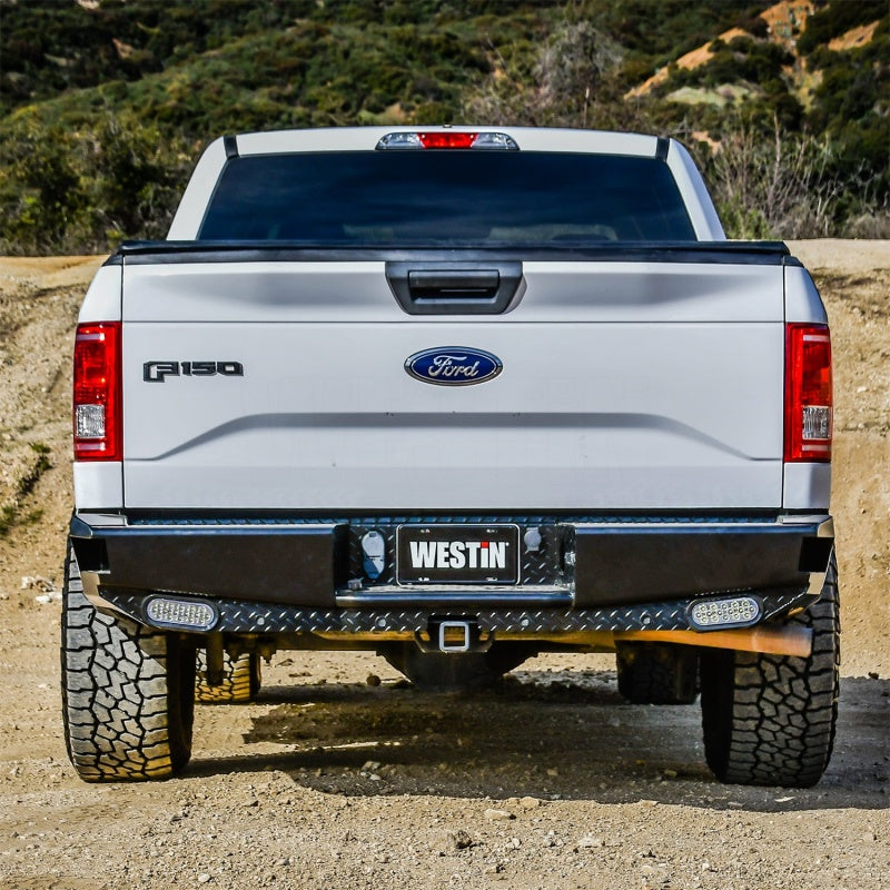 Westin 15-20 Ford F-150 HDX Bandit Rear Bumper - Black 58-341105