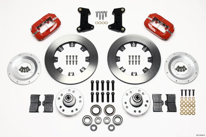 Wilwood Forged Dynalite Front Kit 12.19in Red 74-80 Pinto/Mustang II Disc Spindle only 140-10440-R Main Image