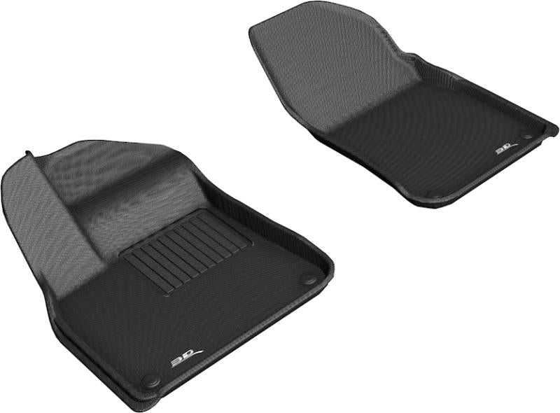 3D MAXpider 2019-2019 Porsche Cayenne Kagu 1st Row Floormat - Black L1PO01911509 Main Image