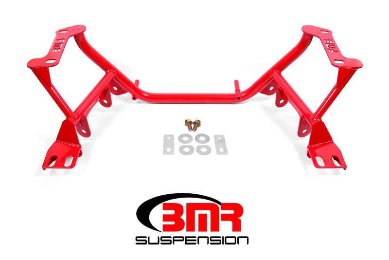 BMR 96-04 New Edge Mustang K-Member Coilover Version / Motor Plate Version - Red KM740R