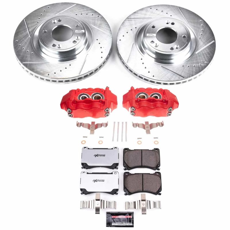 PowerStop PSB Z26 Street Kit w/Cals Brakes, Rotors & Pads Brake Kits - Performance D&S main image