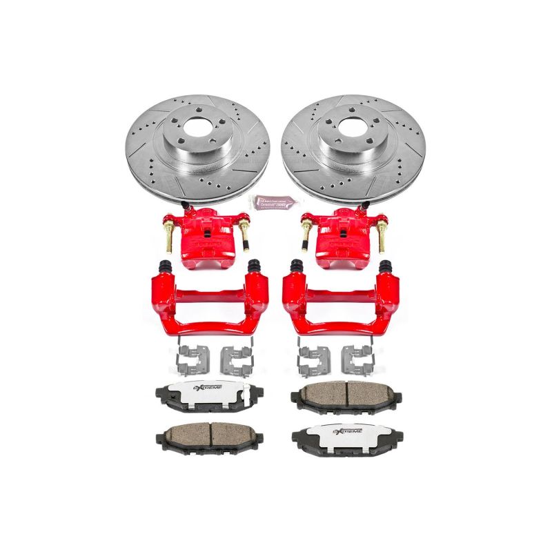 PowerStop PSB Z26 Street Kit w/Cals Brakes, Rotors & Pads Brake Kits - Performance D&S main image