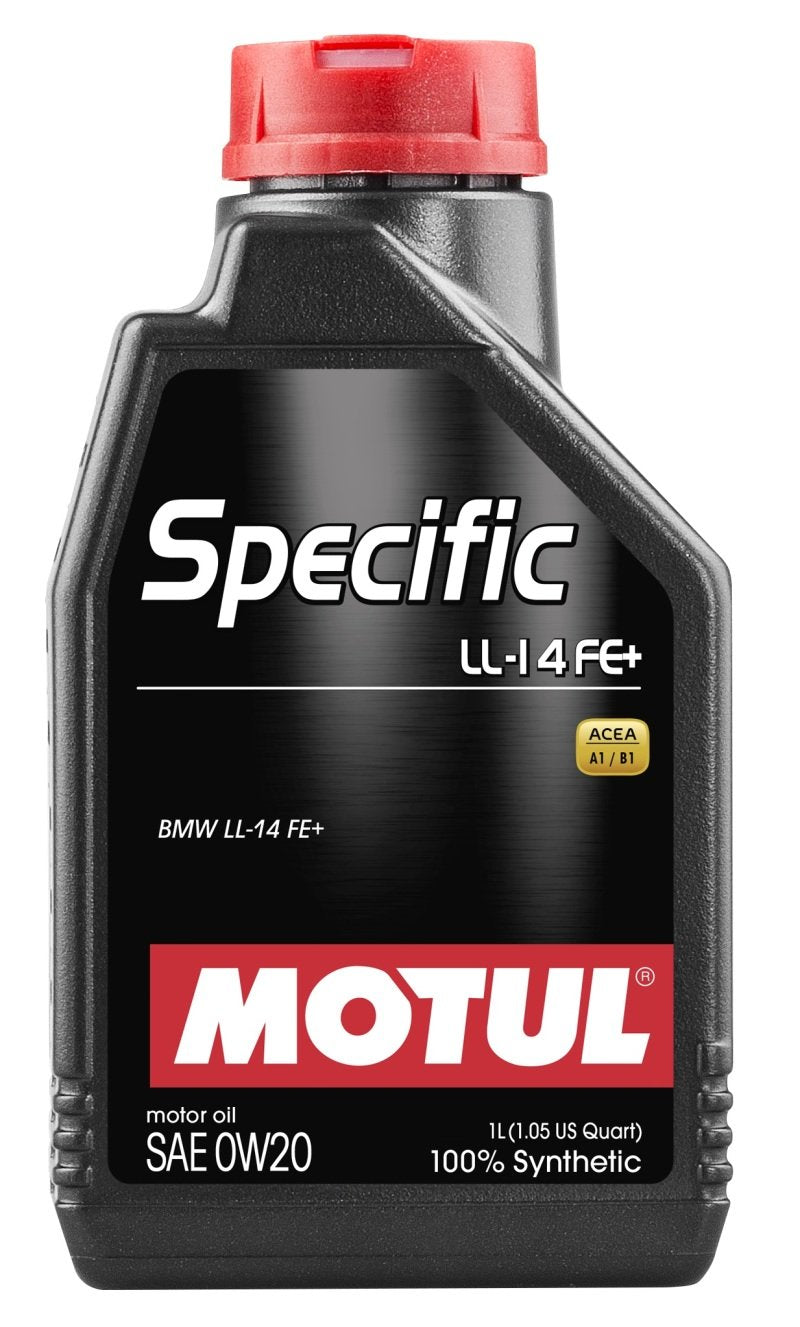 Motul 1L 100% Synthetic High Performance Engine Oil ACEA A1/B1 BMW LL-14 FE+ 0W20 107381 Main Image