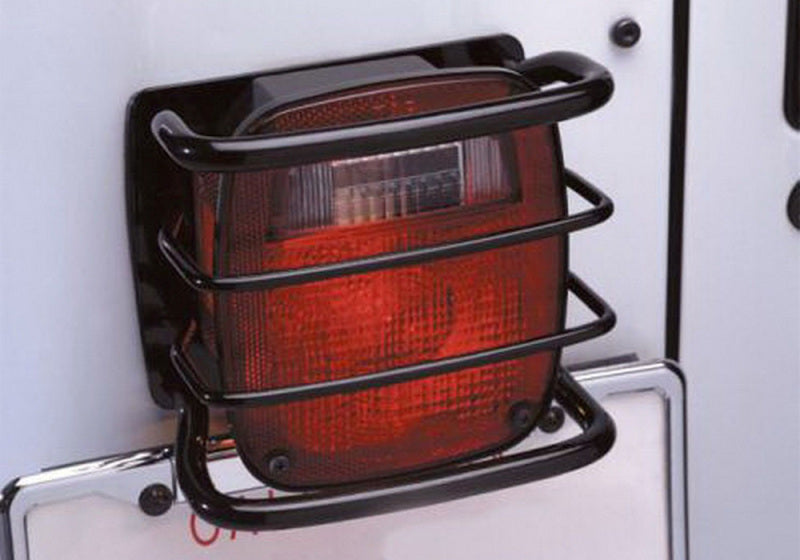 Rampage 1976-1983 Jeep CJ5 Taillight Euroguards - Black 8660