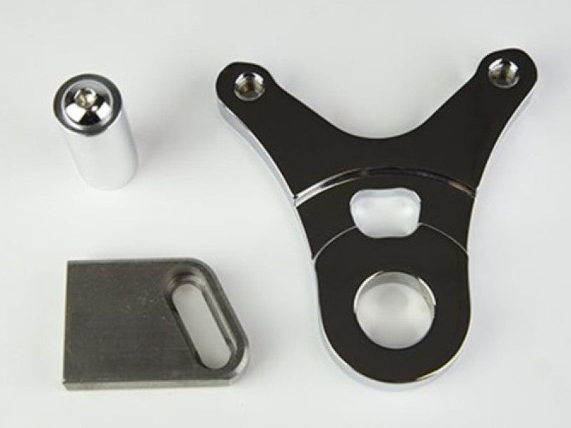 Wilwood Caliper Mounting Kit Chrome w/Bracket GP310 Sprocket Brake 48 Tooth 250-10177