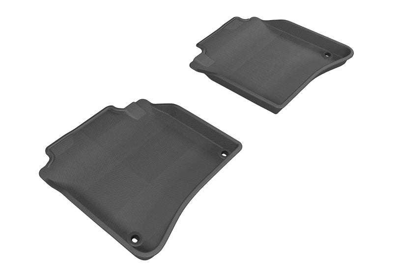 3D MAXpider 2014-2019 Mercedes-Benz S-Class W222 Kagu 2nd Row Floormats - Black L1MB04621509