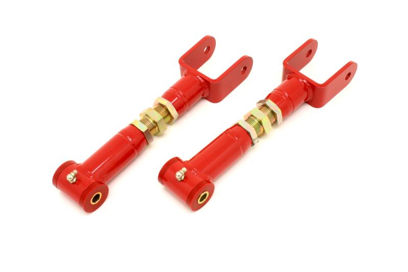 BMR 78-87 G-Body Upper Control Arms On-Car Adj. (Polyurethane) - Red UTCA007R Main Image