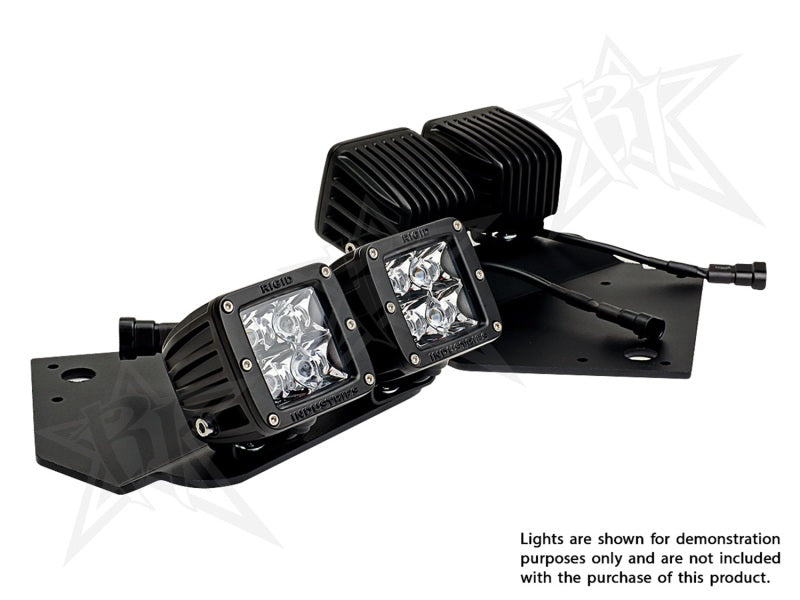 Rigid Industries RIG Fog Mount - Dually/D2 Lights Light Mounts main image