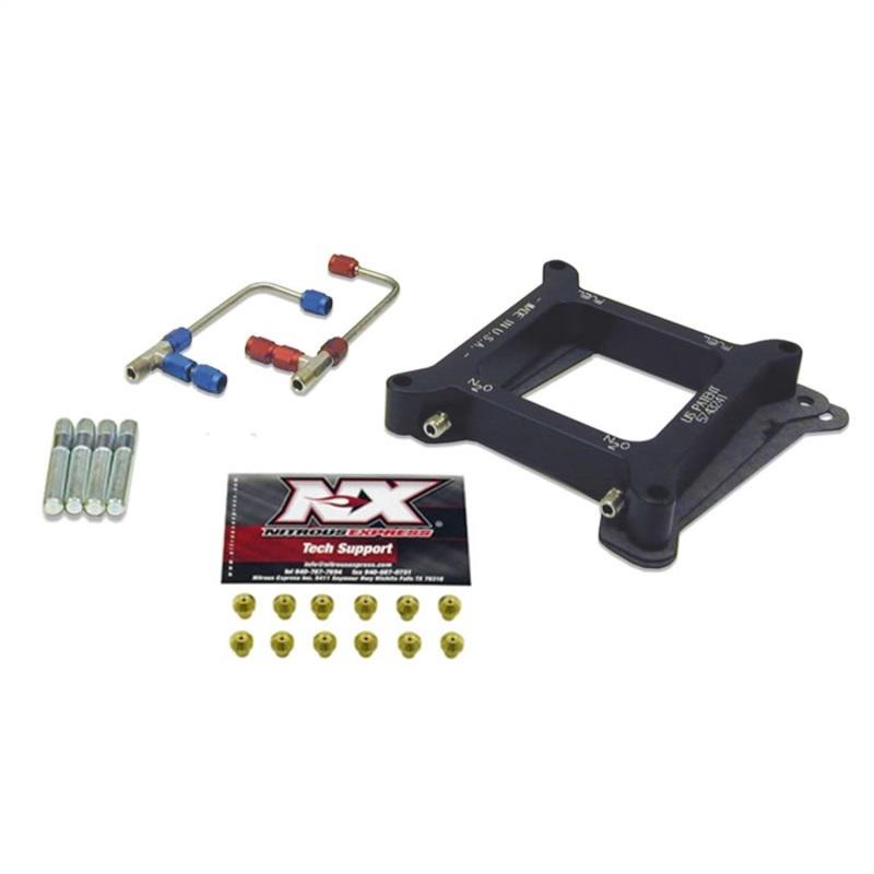 Nitrous Express 4150 4-BBL Gemini Pro-Power Nitrous Plate NX614 Main Image