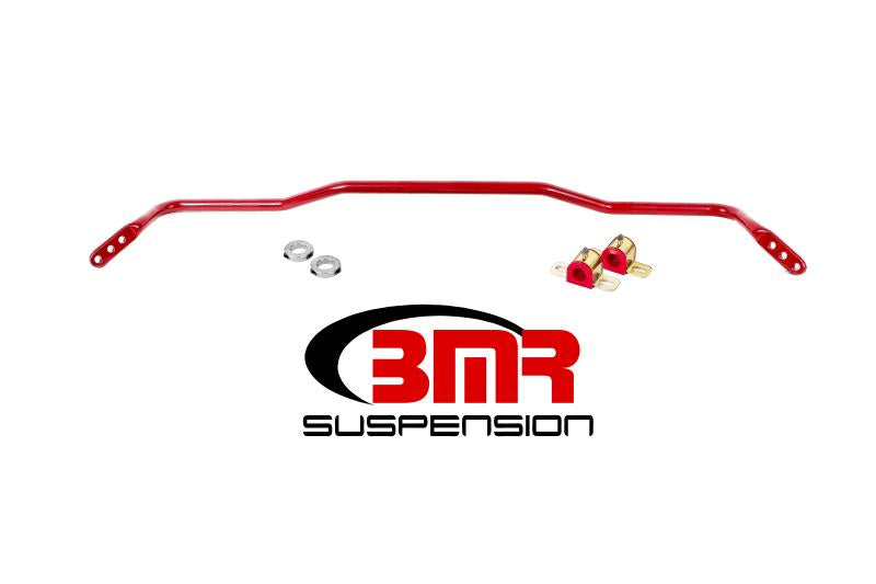 BMR 15-17 S550 Mustang Rear Hollow 25mm 3-Hole Adj. Sway Bar Kit - Red SB045R Main Image