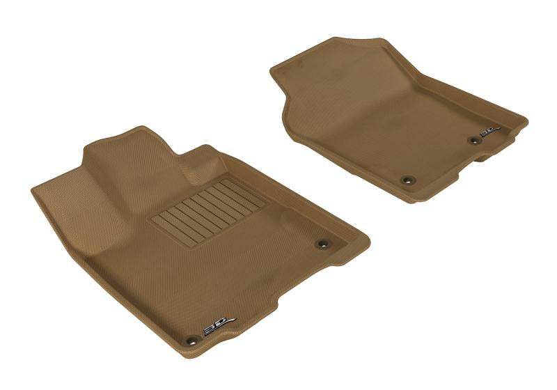 3D MAXpider 2013-2018 Acura RDX Kagu 1st Row Floormat - Tan L1AC00511502 Main Image