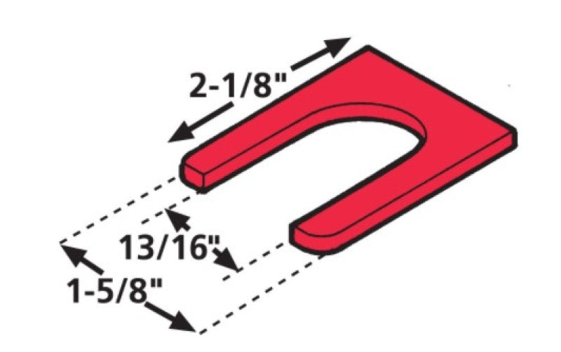 SPC Performance Tandem Shim-FRTLNR 1/16in (100) 35064