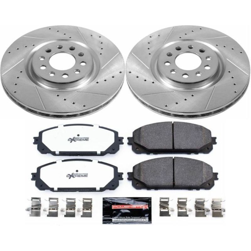 PowerStop PSB Z36 Truck & Tow Kit Brakes, Rotors & Pads Brake Kits - Performance D&S main image