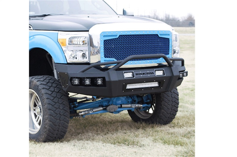 Iron Cross 15-17 Ford F-150 Hardline Front Bumper w/Bar - Matte Black 62-415-15