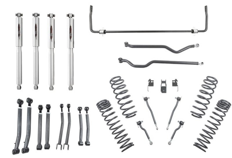 Belltech 18-19 Wrangler Rubicon JL 4dr 4in Trail Performance Lift Kit w/ Rear Sway Bar 153205TPS