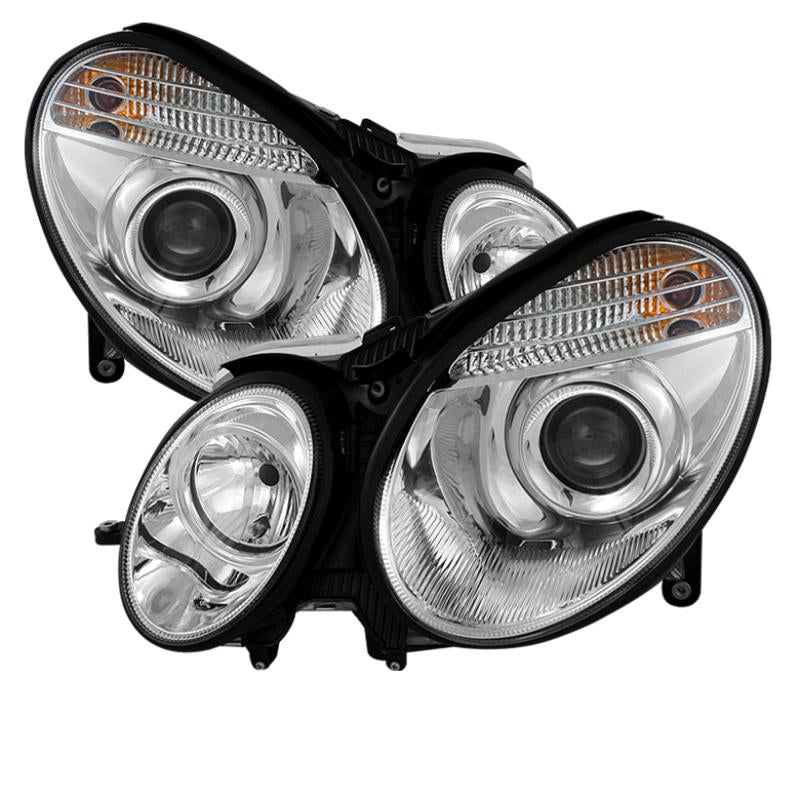 Spyder Mercedes Benz E-Class 03-06 Projector Headlights Xenon/HID Model- Chrm PRO-YD-MBW21103-HID-C 5042187 Main Image