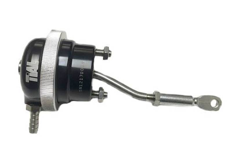 Tial MVI-2.5 22PSI, Z-Bent Rod, Billet Wastegate Actuator Plus Bonus Rod End Kit - Black ATP-TIL-WGT-056