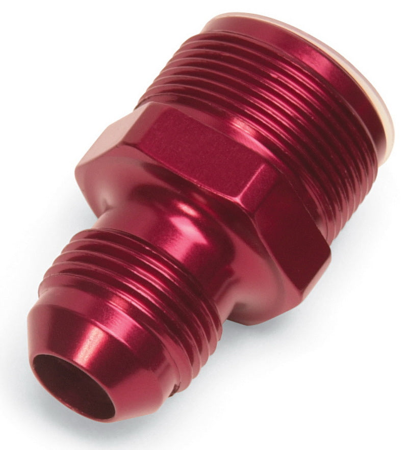 Russell 1 inch -20 x -8 AN Male Flare Adapter (Red Finish)