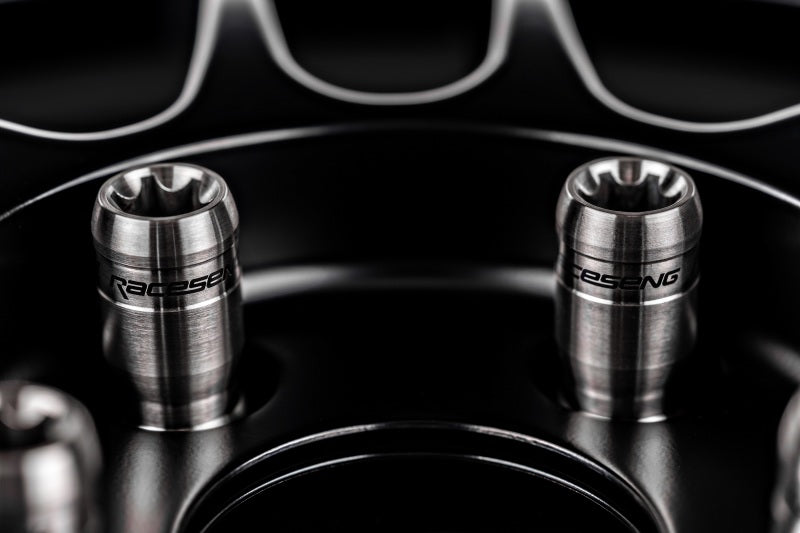 Raceseng TNR-1 Titanium Lug Nut Set - M12x1.25mm / Conical 60 Deg. Floating Seat - Brushed 010230BRS20-010216S20