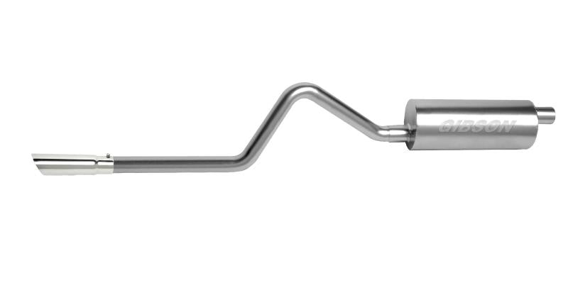 Gibson 00-06 Jeep Wrangler Sport 4.0L 2.25in Cat-Back Single Exhaust - Stainless 617304 Main Image