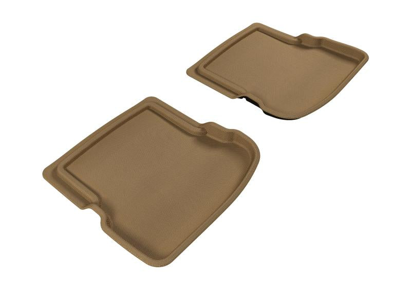 3D MAXpider 1998-2010 Volkswagen BeeTLe Kagu 2nd Row Floormats - Tan L1VW00521502 Main Image