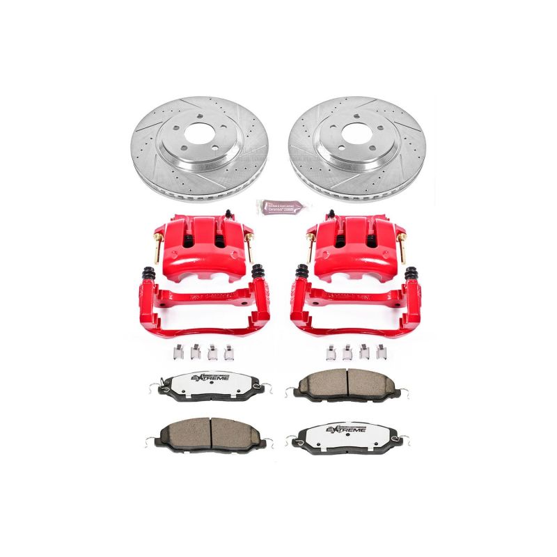 PowerStop PSB Z26 Street Kit w/Cals Brakes, Rotors & Pads Brake Kits - Performance D&S main image