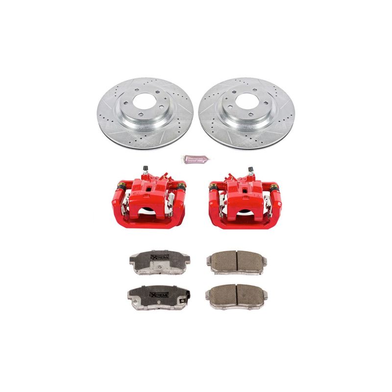 PowerStop PSB Z26 Street Kit w/Cals Brakes, Rotors & Pads Brake Kits - Performance D&S main image