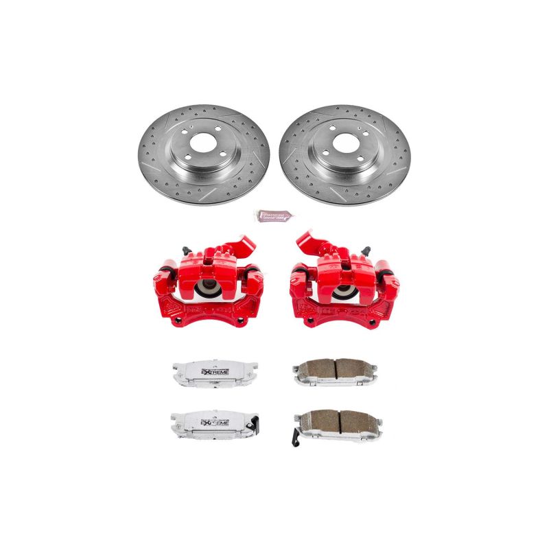 PowerStop PSB Z26 Street Kit w/Cals Brakes, Rotors & Pads Brake Kits - Performance D&S main image