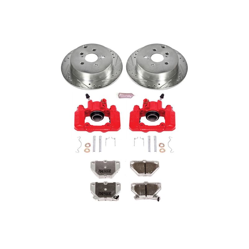 PowerStop PSB Z26 Street Kit w/Cals Brakes, Rotors & Pads Brake Kits - Performance D&S main image