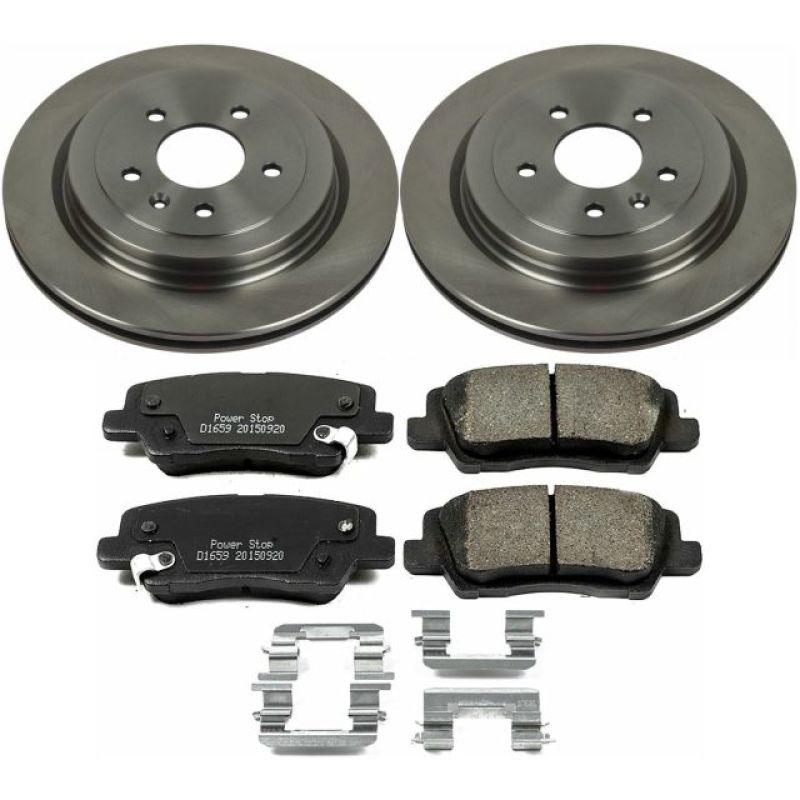 PowerStop PSB Autospecialty Kit Brakes, Rotors & Pads Brake Kits - OE main image