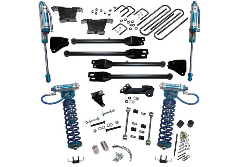 Superlift 08-10 Ford F-250 SuperDuty 4WD 4in Lift Kit w/ 4-Link Conv / King Coilovers & Rear Shocks K233KG Main Image