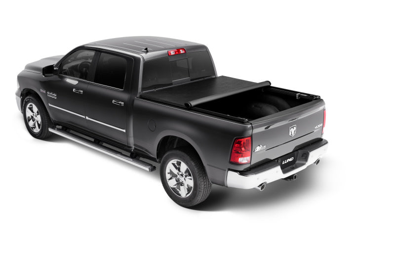 Lund 05-12 Dodge Dakota (6.5ft. Bed w/o Utility TRack) Genesis Roll Up Tonneau Cover - Black 96087