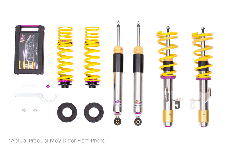 KW V3 Coilover Kit Chevrolet Corvette (C7); Coilover Conversion incl. leaf spring removal;without electronic shock control 35261024