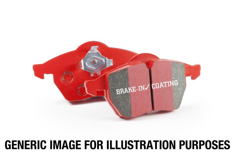 EBC 13-14 Audi RS7 4.0TT (w/Cast Iron Rotors & Trapezoid Weights) Redstuff Front Brake Pads DP32081C Main Image