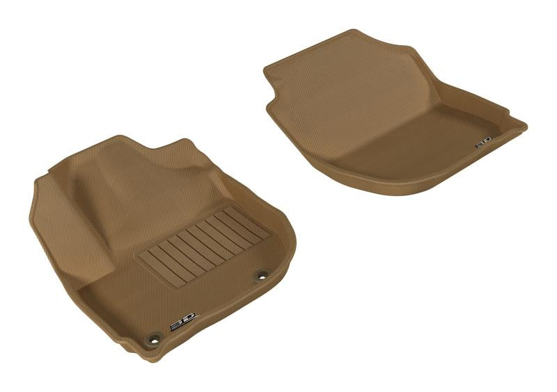 3D MAXpider 2015-2020 Honda Fit/Hr-V Kagu 1st Row Floormat - Tan L1HD05511502 Main Image